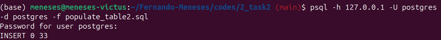 Check table 2 insertions